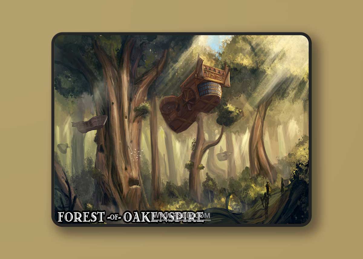 EC3D Designs Forest of Oakenspire 3D Printable 1 EC3D Designs Forest of Oakenspire 3D Printable
