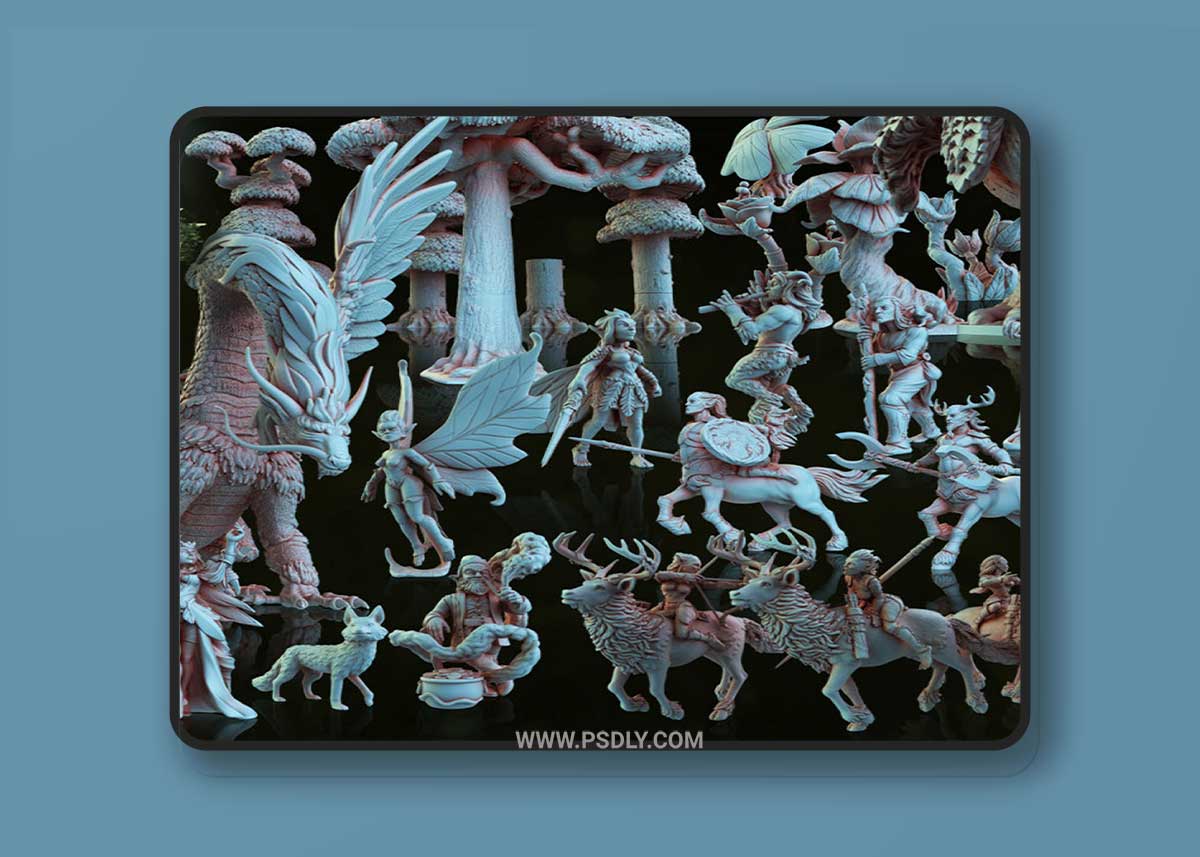 Enchanted Forest March 2021 3D Printable 1 Enchanted Forest March 2021 3D Printable
