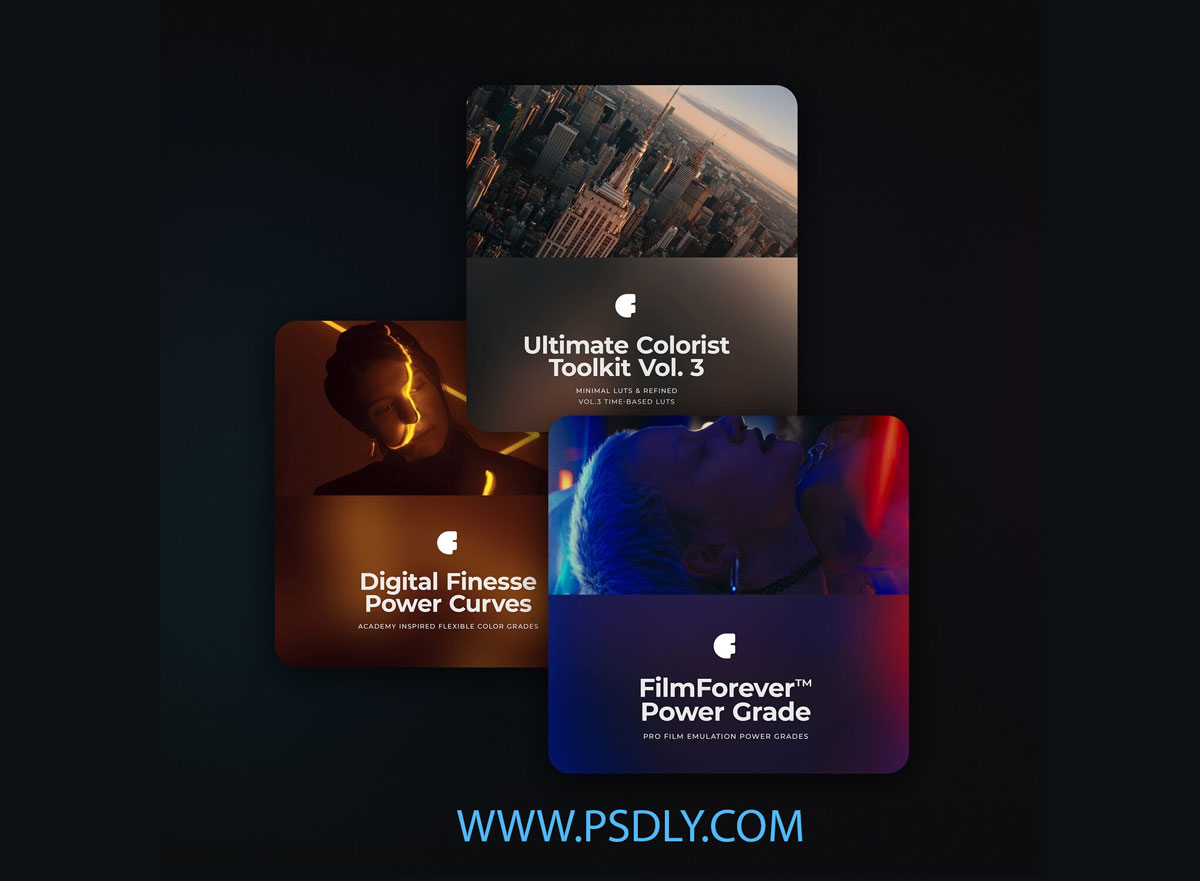 FilmForever Vol. 2, Colorist Toolkit, Vol. 3 (2022) &, Power Curves 1 FilmForever Vol. 2, Colorist Toolkit, Vol. 3 (2022) &, Power Curves