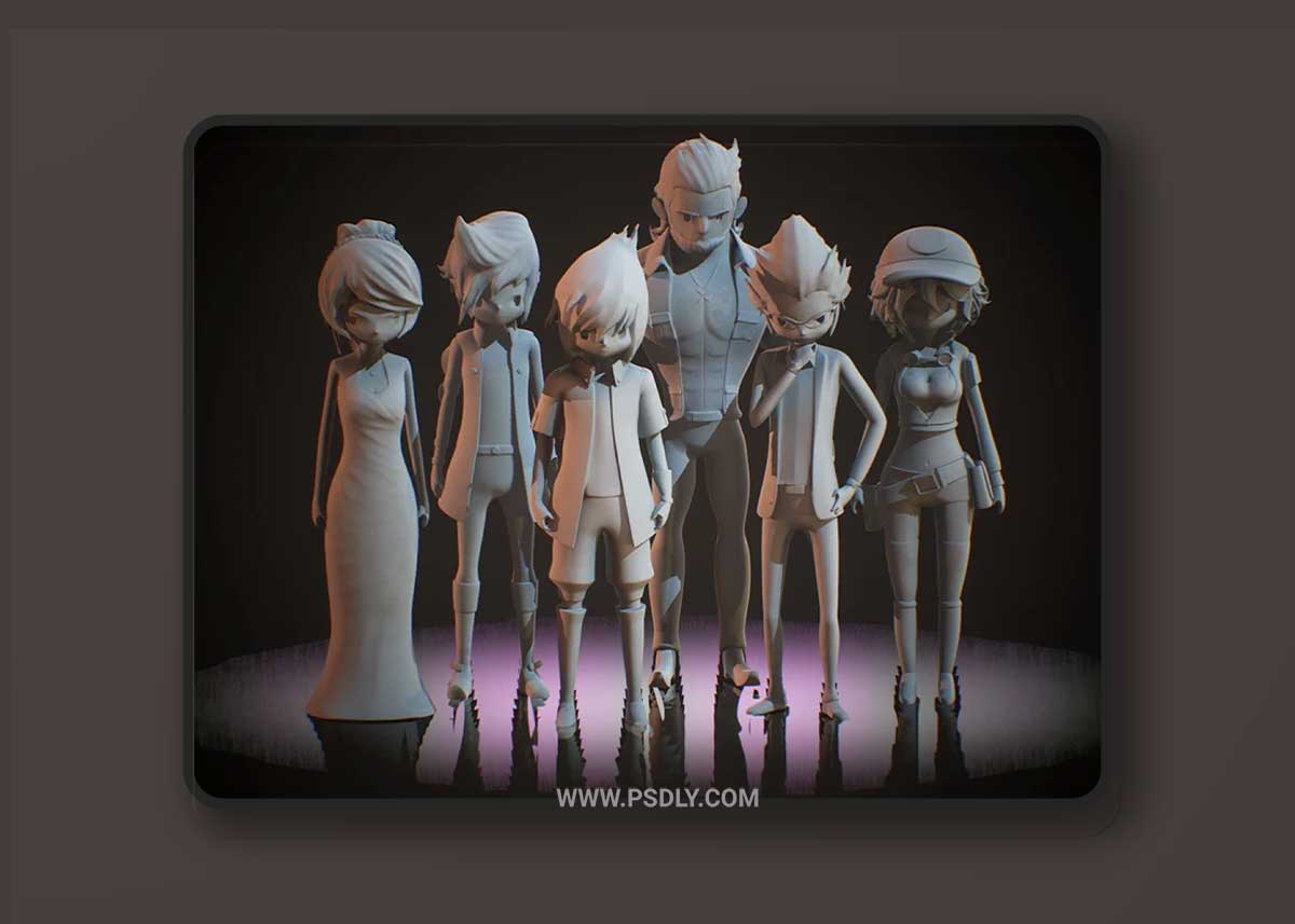 Final Fantasy XV Pocket Edition Collection 3D Printable 1 Final Fantasy XV Pocket Edition Collection 3D Printable
