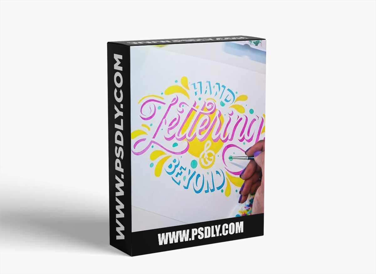 Hand Lettering and Beyond: Negative Space 3D Lettering with Watercolors 1 Hand Lettering and Beyond: Negative Space 3D Lettering with Watercolors