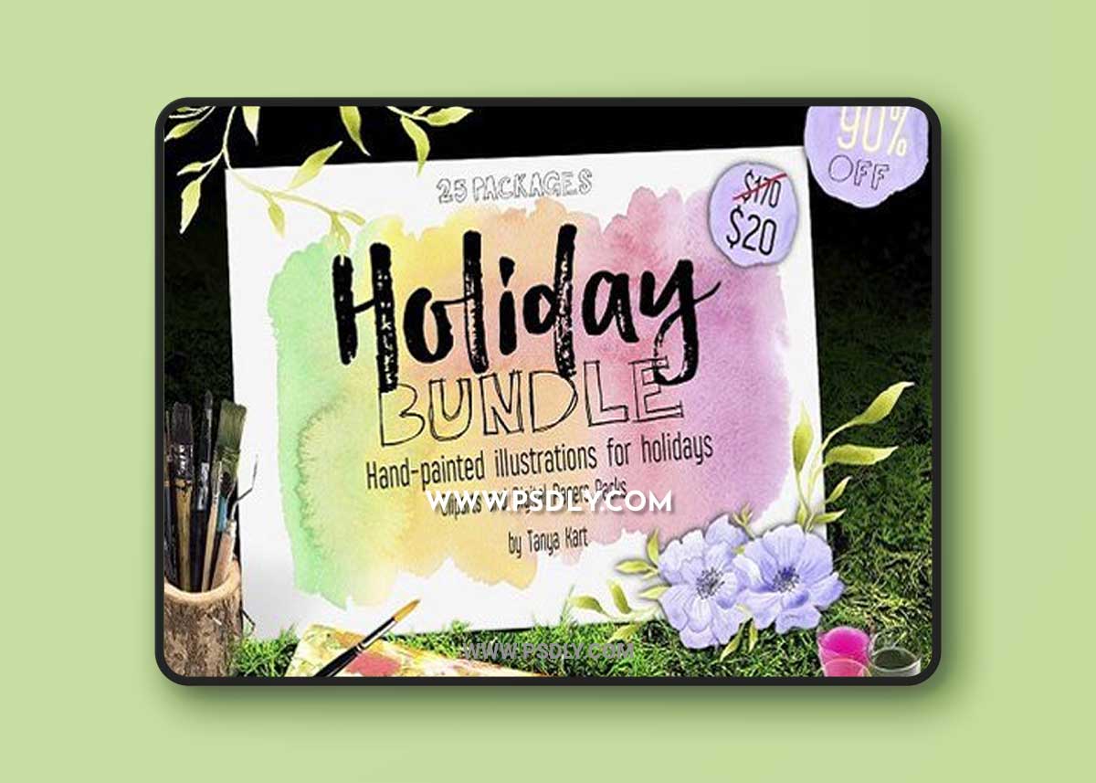Holiday Spring Bundle Transparent PNG 1 Holiday Spring Bundle Transparent PNG
