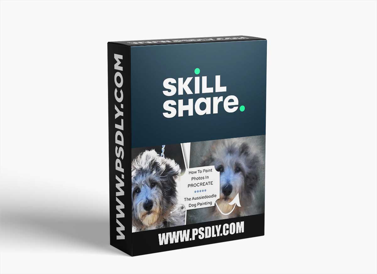 How To Paint Photos In Procreate: The Aussiedoodle Dog Painting 1 How To Paint Photos In Procreate: The Aussiedoodle Dog Painting