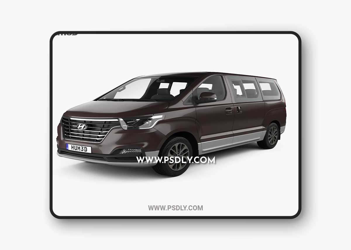 Hyundai Grand Starex 2018 3D model 1 Hyundai Grand Starex 2018 3D model
