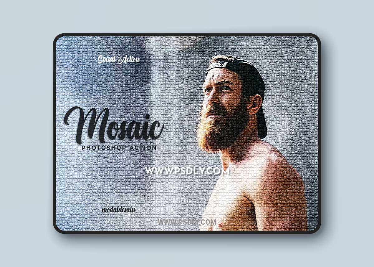 Mosaic Effect - Photoshop Action PAG2Q3B 1 Mosaic Effect - Photoshop Action PAG2Q3B