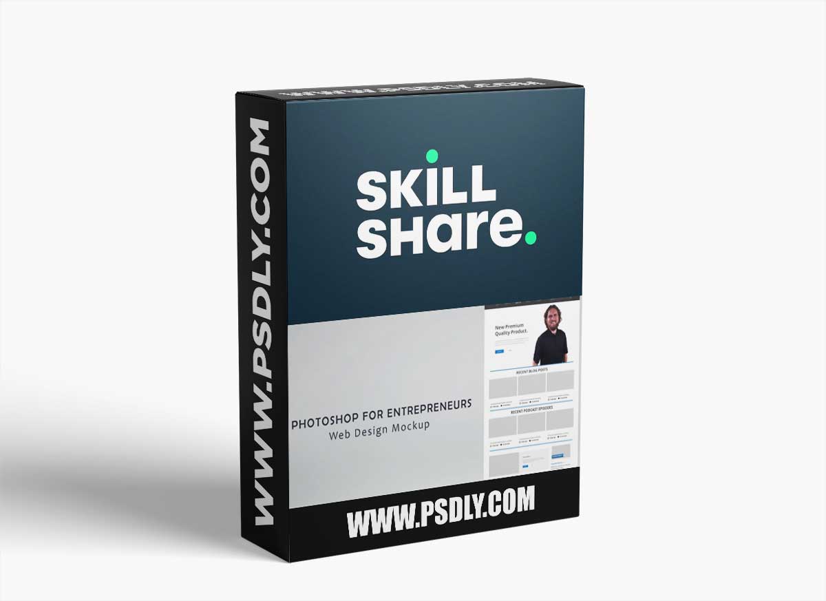 Photoshop for Entrepreneurs : Web Design Mockup 1 Photoshop for Entrepreneurs : Web Design Mockup