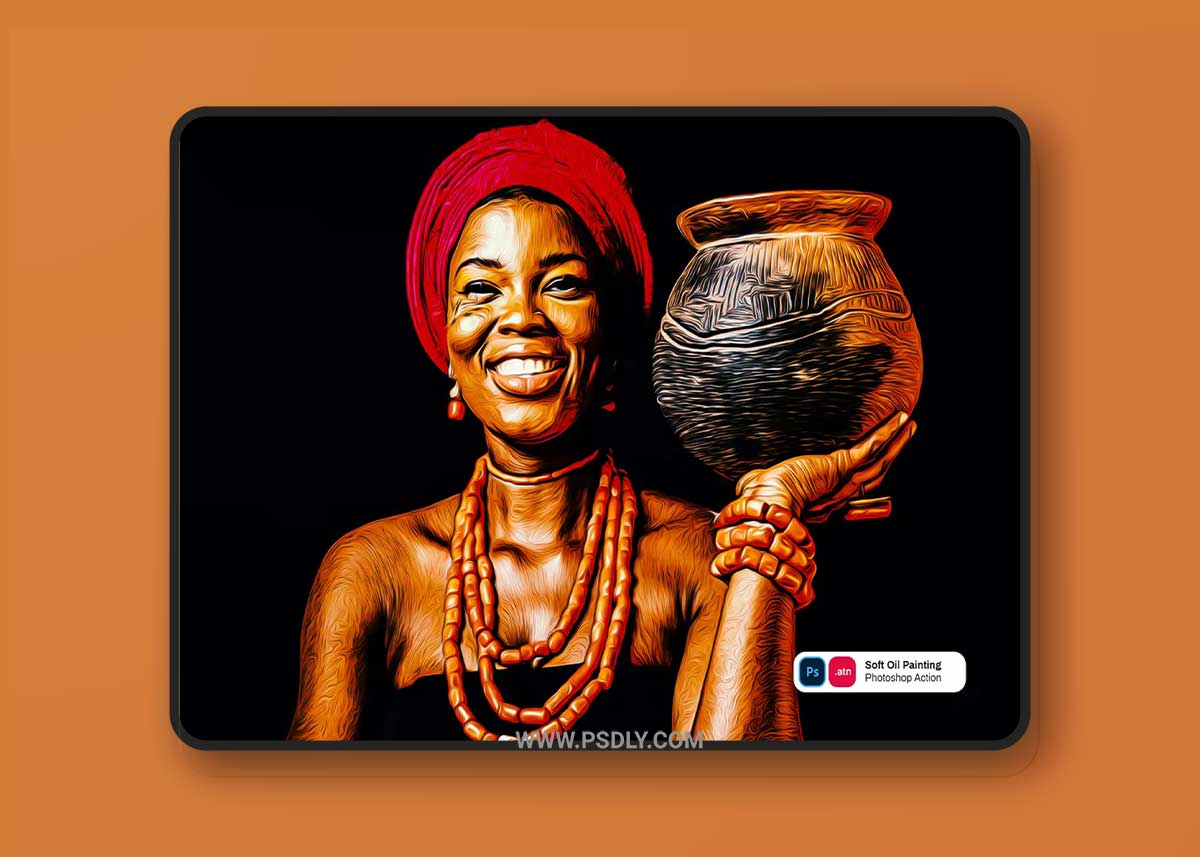 Soft Oil Painting Photoshop Action 1 Soft Oil Painting Photoshop Action