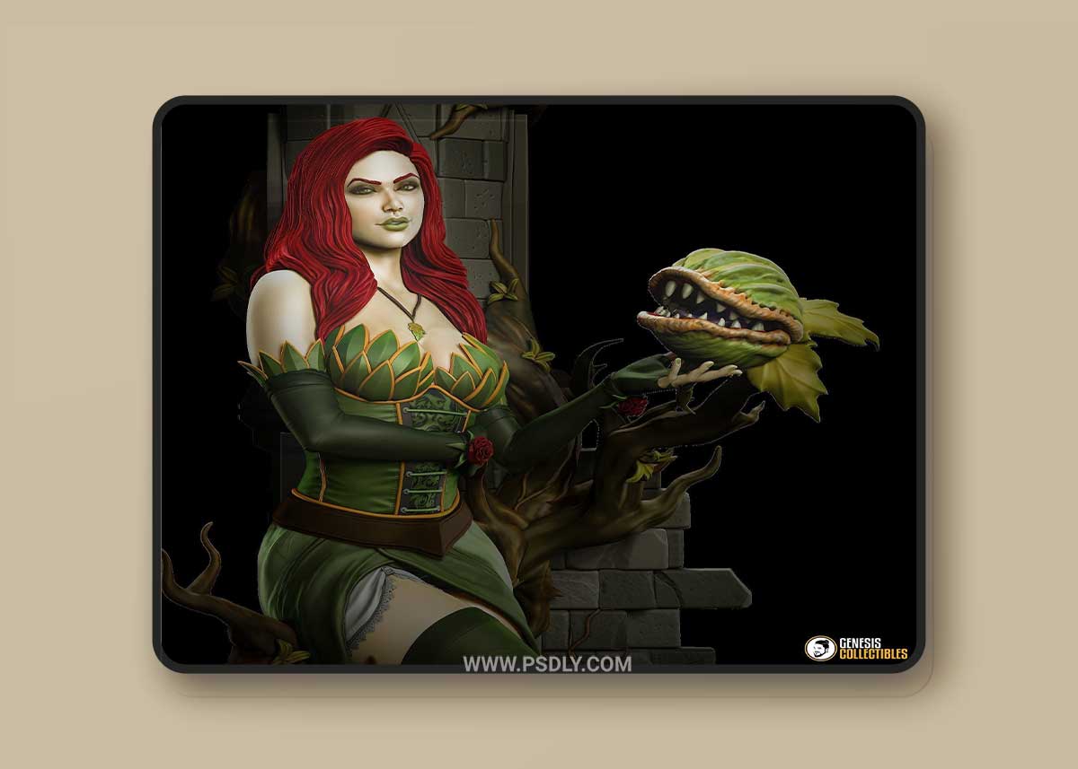 Steampunk Poison Ivy 3D Model 1 Steampunk Poison Ivy 3D Model