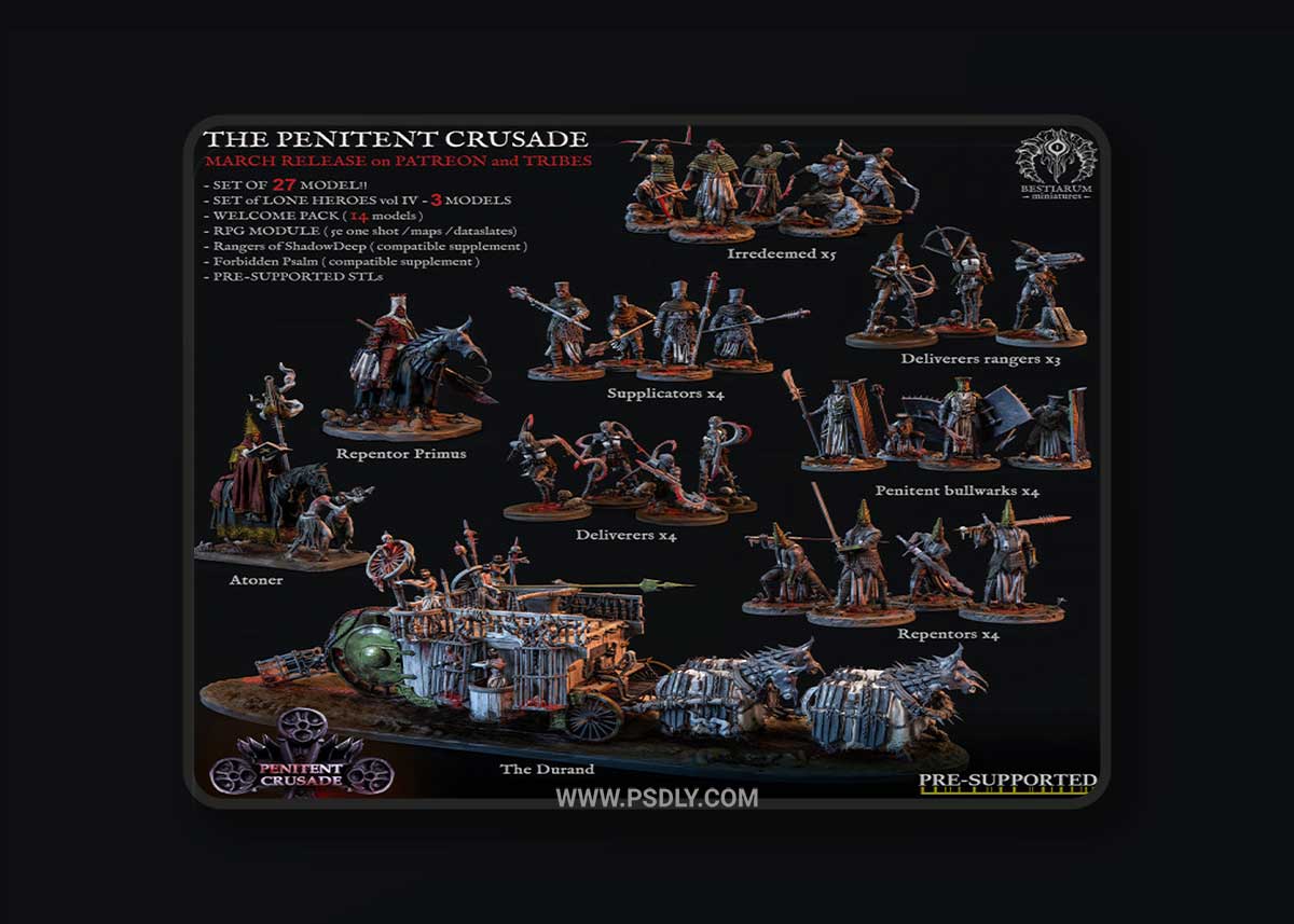 The Penitent Crusade March 2022 3D Printable 1 The Penitent Crusade March 2022 3D Printable