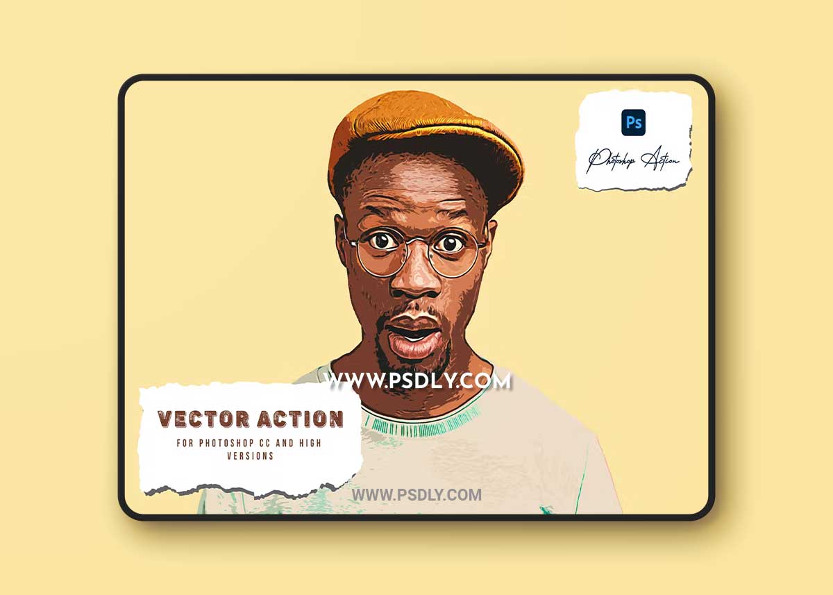 Vector Art Photoshop Action 1 Vector Art Photoshop Action