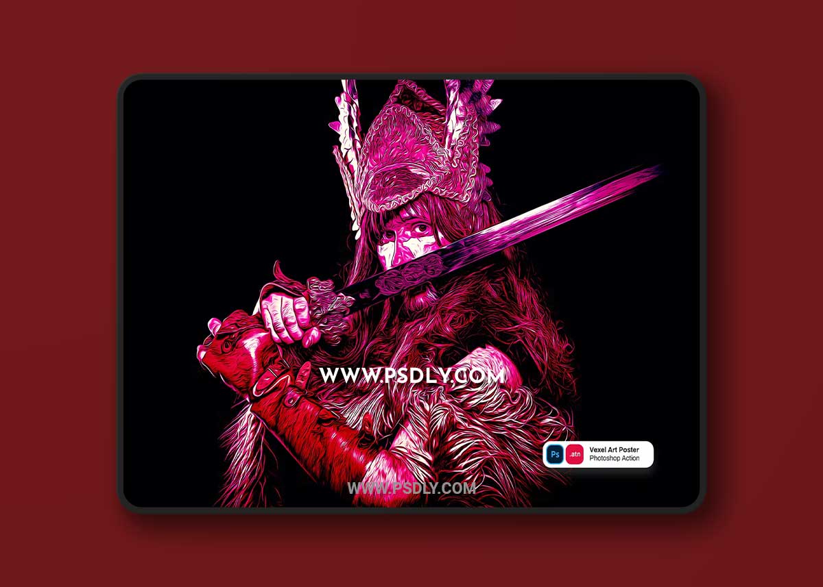 Vexel Art Poster Photoshop Action 3G3CK84 1 Vexel Art Poster Photoshop Action 3G3CK84