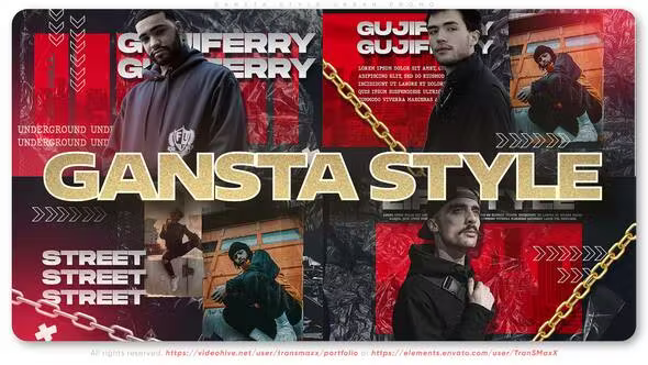 Videohive Gansta Style Urban Promo 36923519 1 Videohive Gansta Style Urban Promo 36923519
