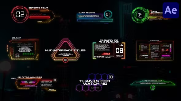 Videohive HUD Interface Titles for After Effects 37204275 1 Videohive HUD Interface Titles for After Effects 37204275