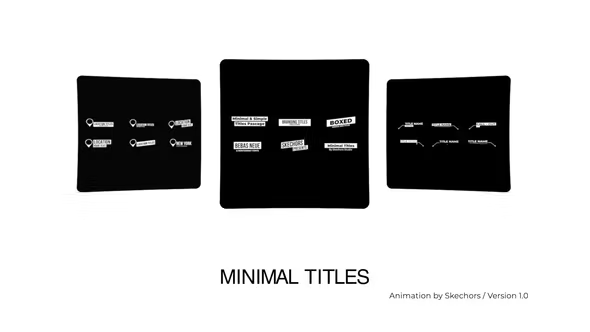Videohive Titles Set | After Effects 36914953 1 Videohive Titles Set | After Effects 36914953