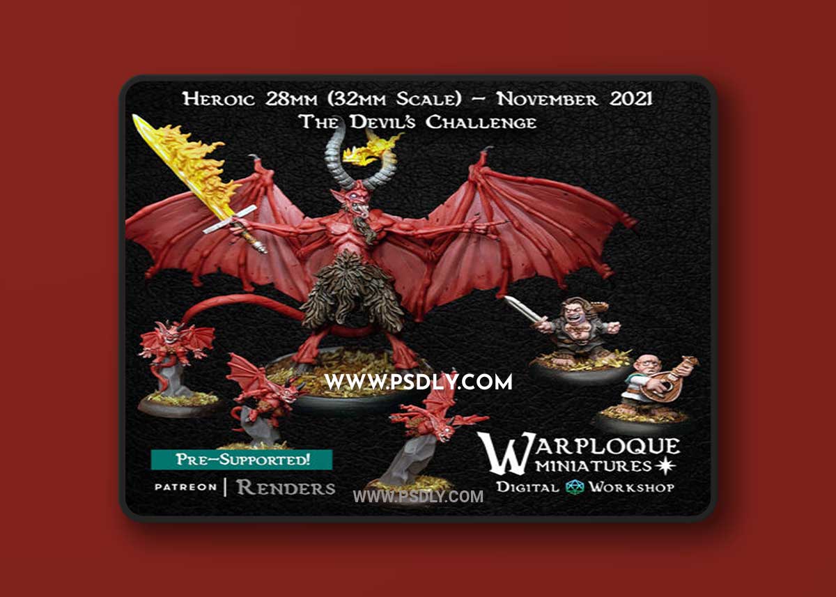 Warploque Miniatures November 2021 3D Printable 1 Warploque Miniatures November 2021 3D Printable