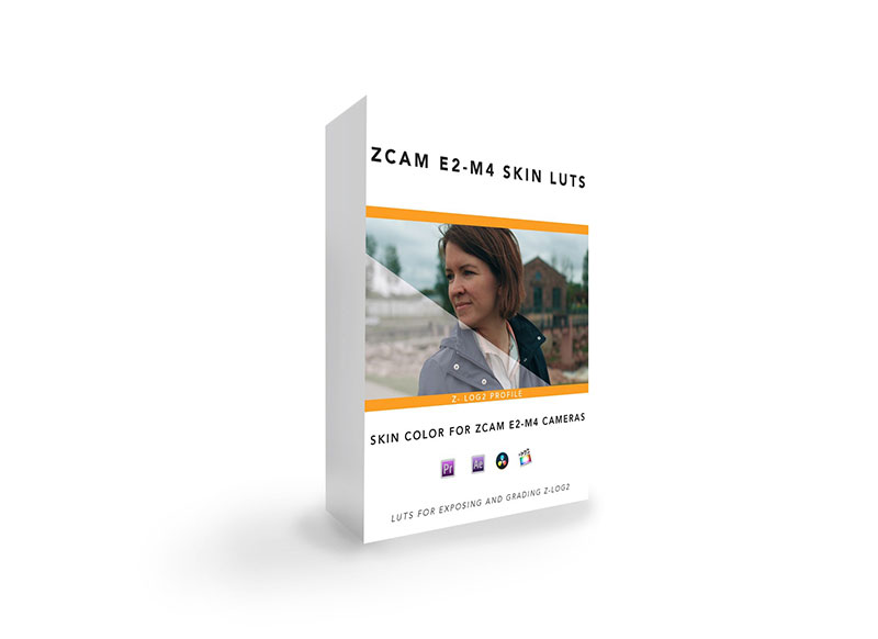 ZCAM E2-M4 Skin LUT pack 1 ZCAM E2-M4 Skin LUT pack
