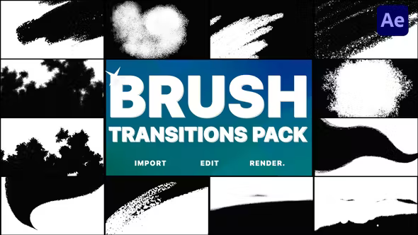 Videohive Hand-Drawn Brush Transitions | After Effects 37355296 1 Videohive Hand-Drawn Brush Transitions | After Effects 37355296