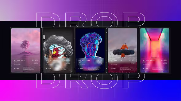 Videohive NFT Drop Promo 37262410 1 Videohive NFT Drop Promo 37262410