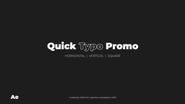 Videohive Quick Typography Promo 37333345 1 Videohive Quick Typography Promo 37333345