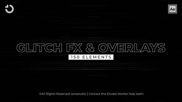 Videohive 150+ Glitch FX&Overlays 37061345 1 Videohive 150+ Glitch FX&Overlays 37061345