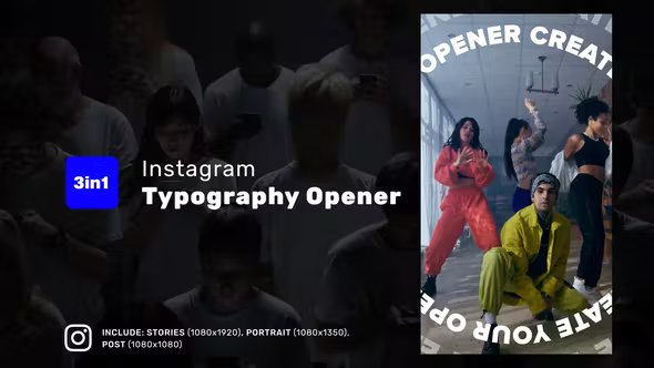 Videohive Instagram Typography Opener 37315282 1 Videohive Instagram Typography Opener 37315282