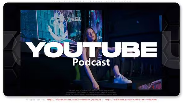 Videohive Live Streamer Trendy Vlog Promo 37242165 1 Videohive Live Streamer Trendy Vlog Promo 37242165
