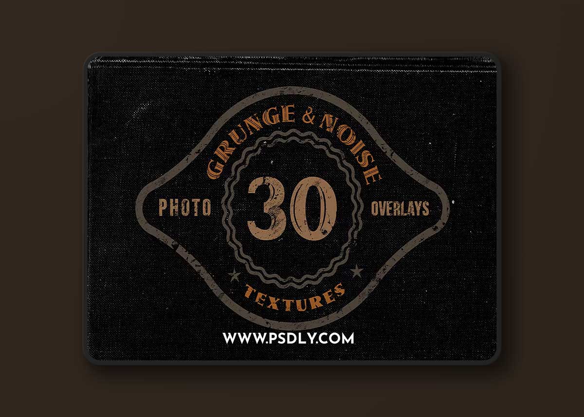 30 Noise or Grunge Overlay Textures 1 30 Noise or Grunge Overlay Textures