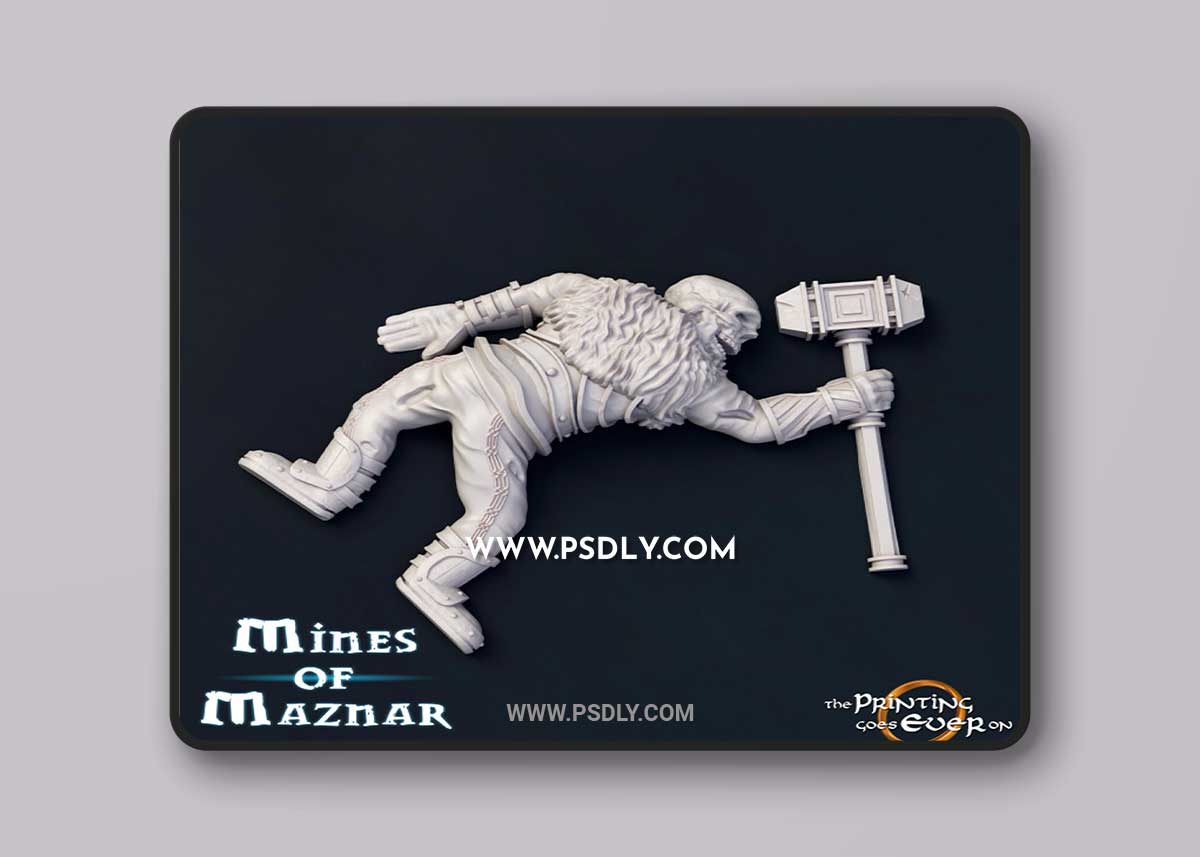 3D Print Model Dead Dwarf Warrior 3D Model 1 3D Print Model Dead Dwarf Warrior