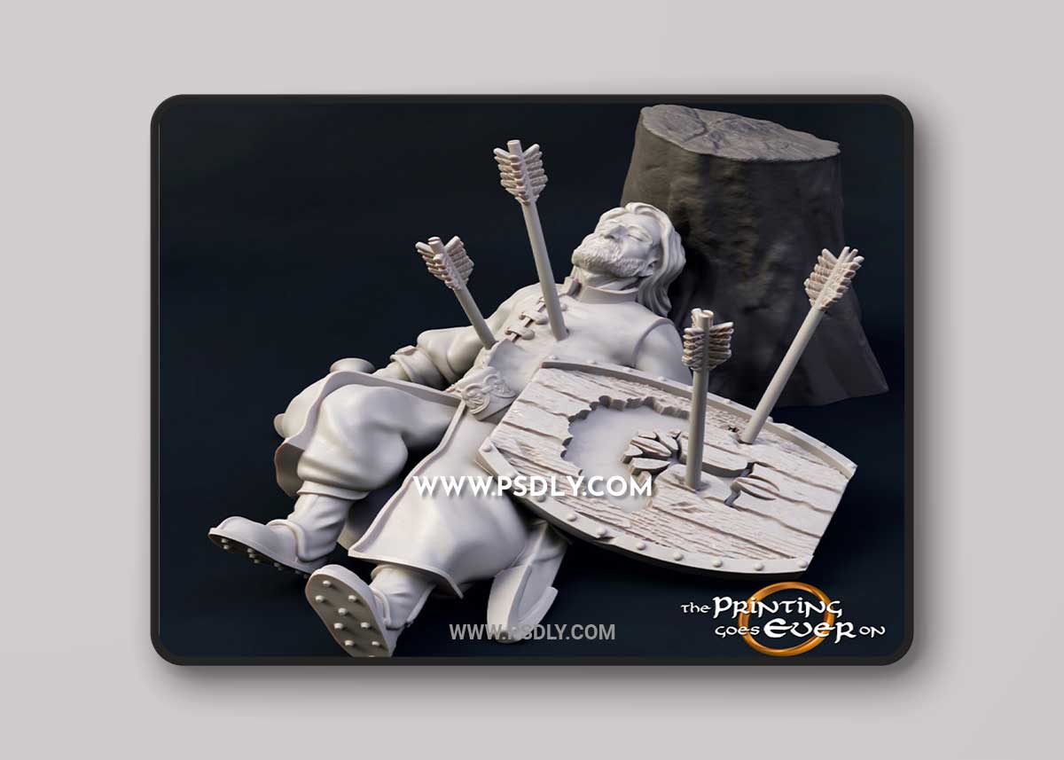 3D Print Model Fallen Hero 3D Model 1 3D Print Model Fallen Hero 3D Model
