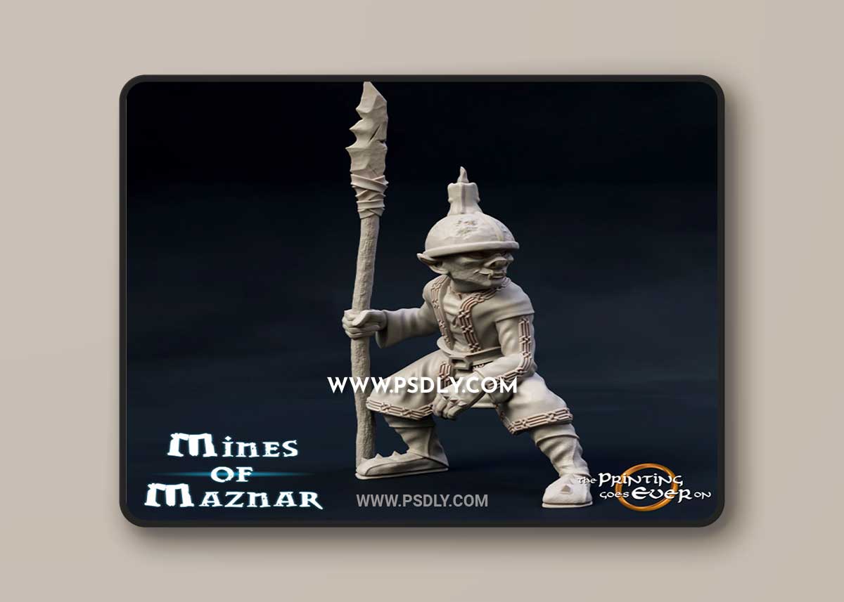 3D Print Model Goblin Spearman Version 3D Model 1 3D Print Model Goblin Spearman Version 3D Model