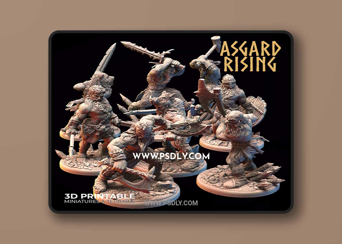 3D Print Models Asgard rising 1 3D Print Models Asgard rising