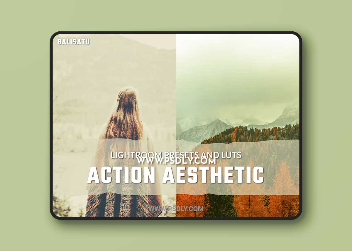 Action Aesthetic LUTs and Lightroom Presets UV3PKPW 1 Action Aesthetic LUTs and Lightroom Presets UV3PKPW