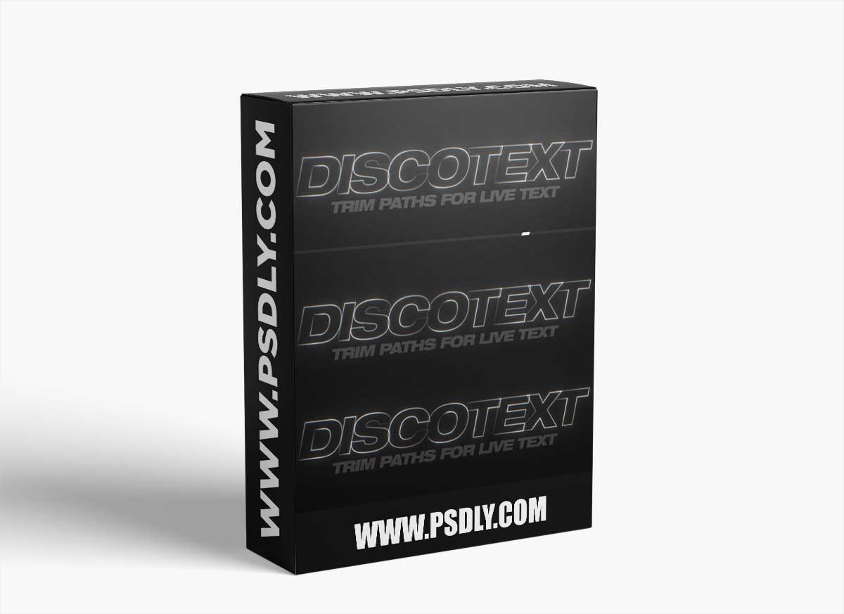 Aescripts Discotext v1.2.6 1 Aescripts Discotext 1.2.3