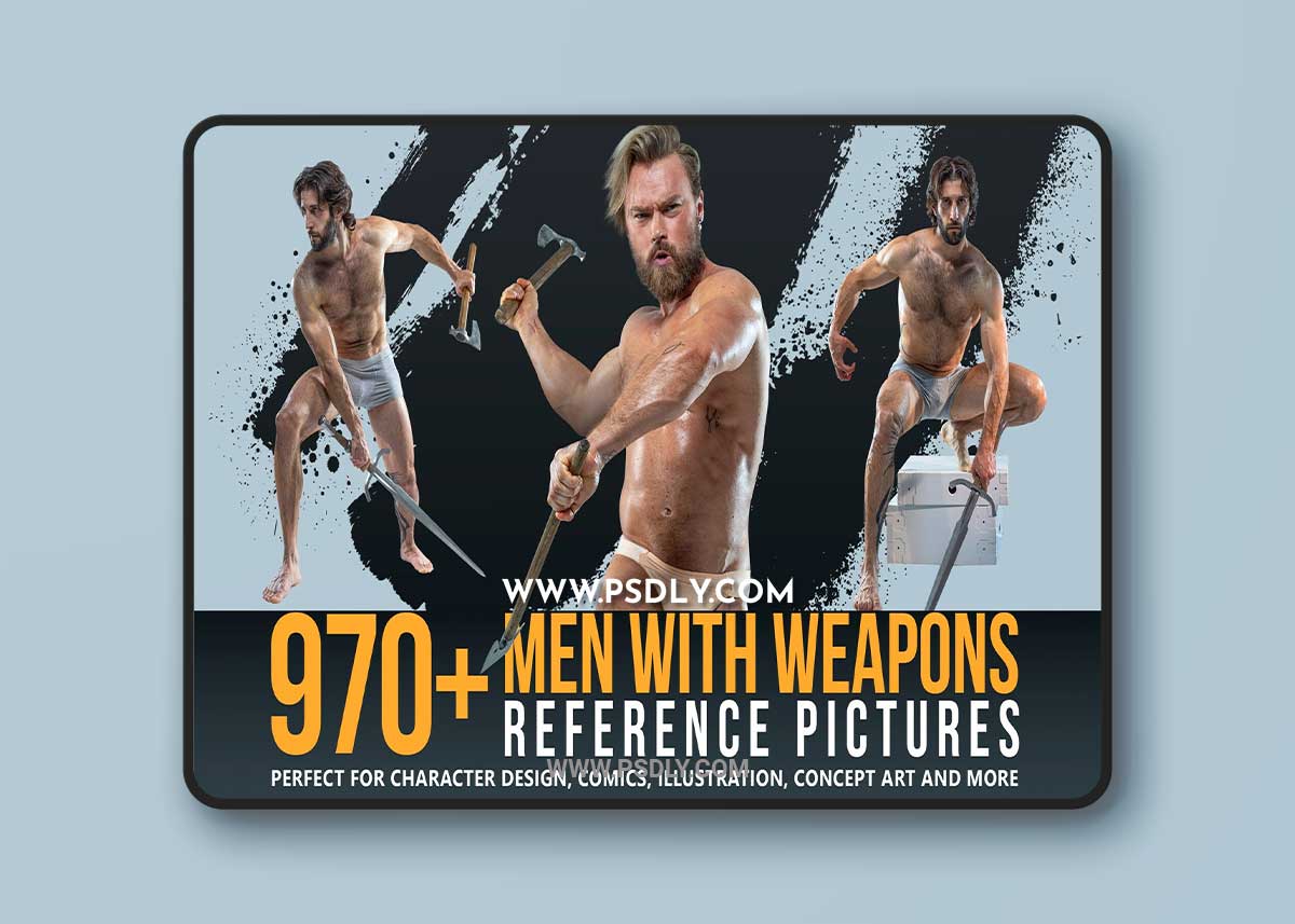 Artstation - Grafit studio - 970+ Men With Weapons Reference Pictures 1 Artstation - Grafit studio - 970+ Men With Weapons Reference Pictures