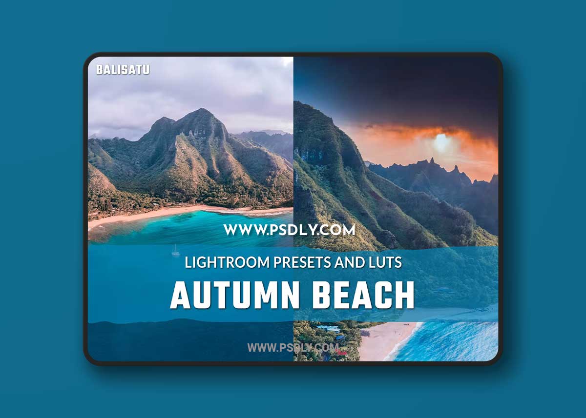 Autumn Beach LUTs and Lightroom Presets 1 Autumn Beach LUTs and Lightroom Presets
