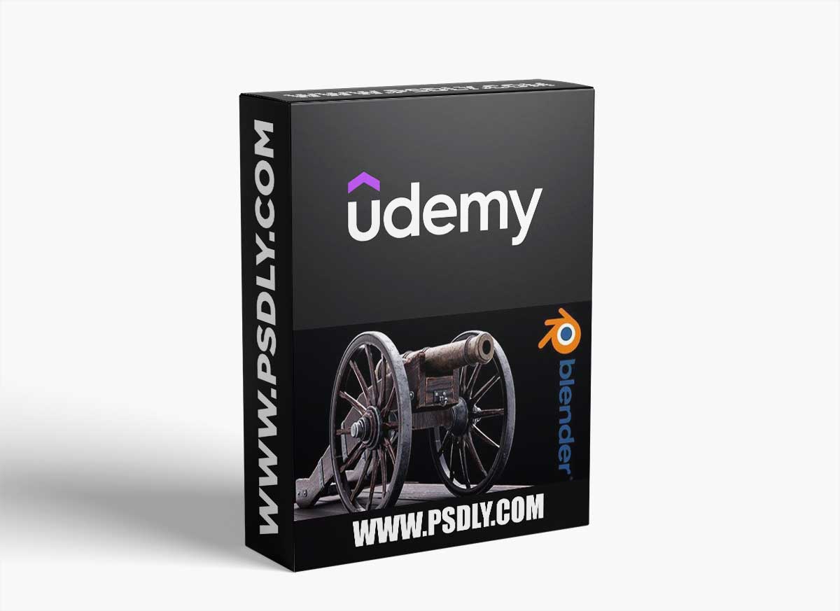 BLENDER: Learn how to create old realistic cannon 1 BLENDER: Learn how to create old realistic cannon