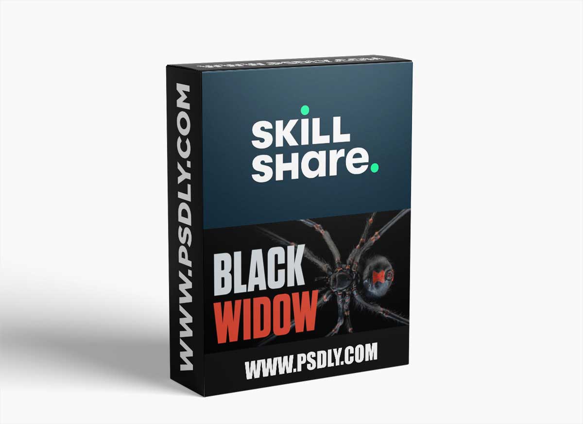 Black Widow - Model, Texture, Rig and Animate a Spider in Cinema 4D 1 Black Widow - Model, Texture, Rig and Animate a Spider in Cinema 4D