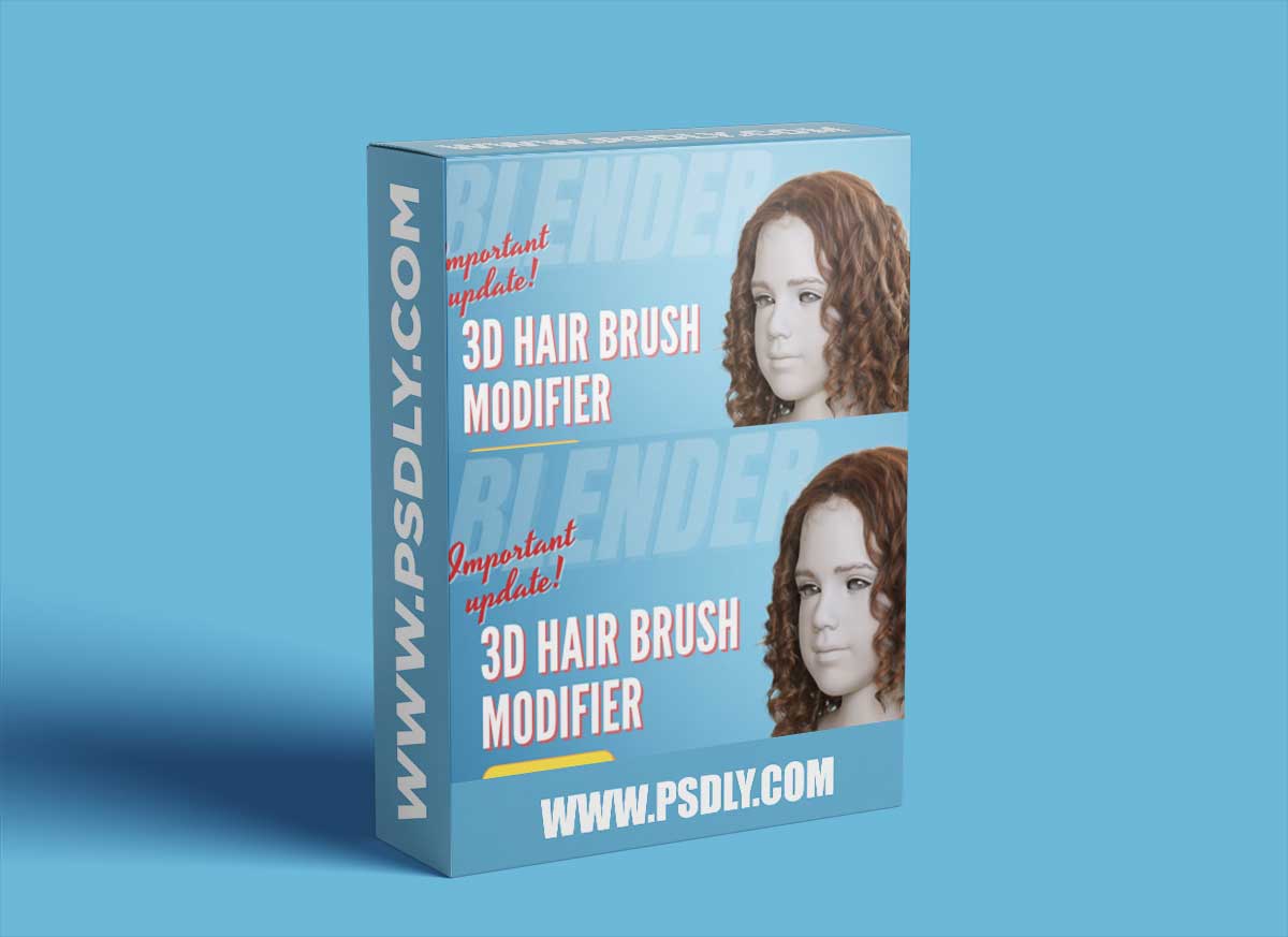 Blender Addon | 3d Hair Brush V3.1 - Modifier | Vfx Grace 1 Blender Addon | 3d Hair Brush V3.1 - Modifier | Vfx Grace