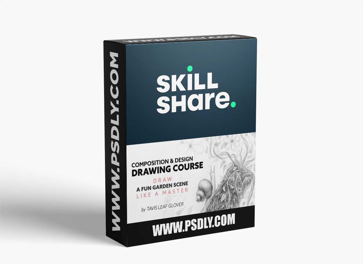 Composition and Design Drawing Course - Draw a Fun Garden Scene Like a Master 1 Composition and Design Drawing Course - Draw a Fun Garden Scene Like a Master