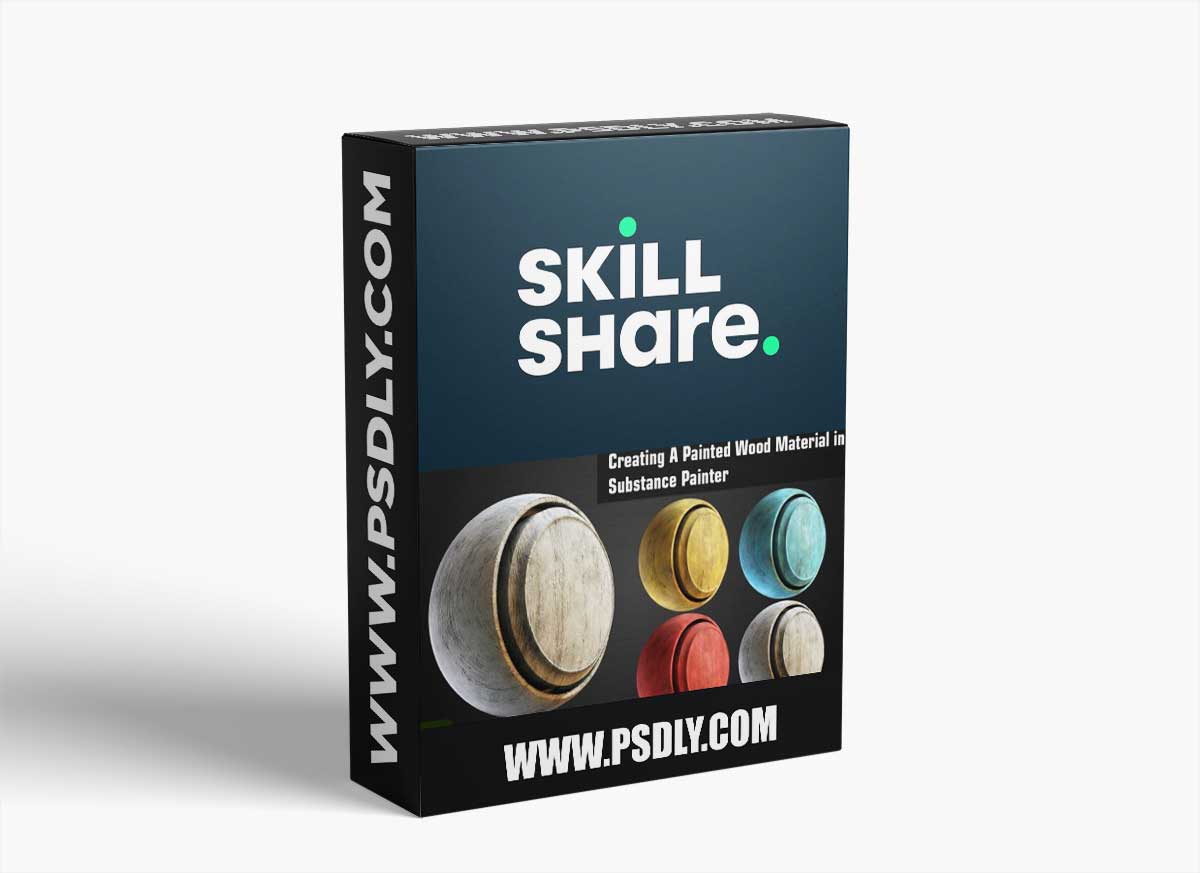 Creating a Painted Wood Material In Substance Painter 1 Creating a Painted Wood Material In Substance Painter