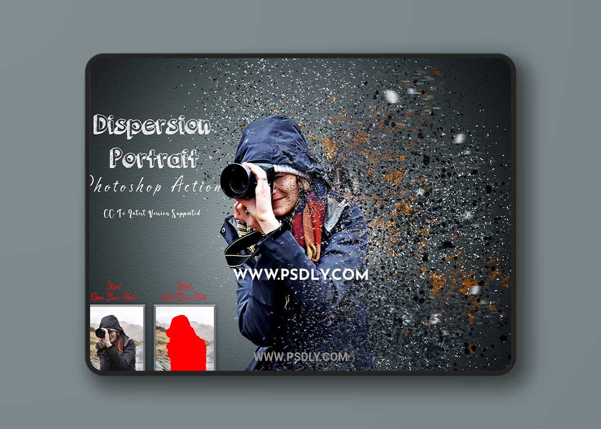 CreativeMarket - Dispersion Portrait Photoshop Action 7239246 1 CreativeMarket - Dispersion Portrait Photoshop Action 7239246