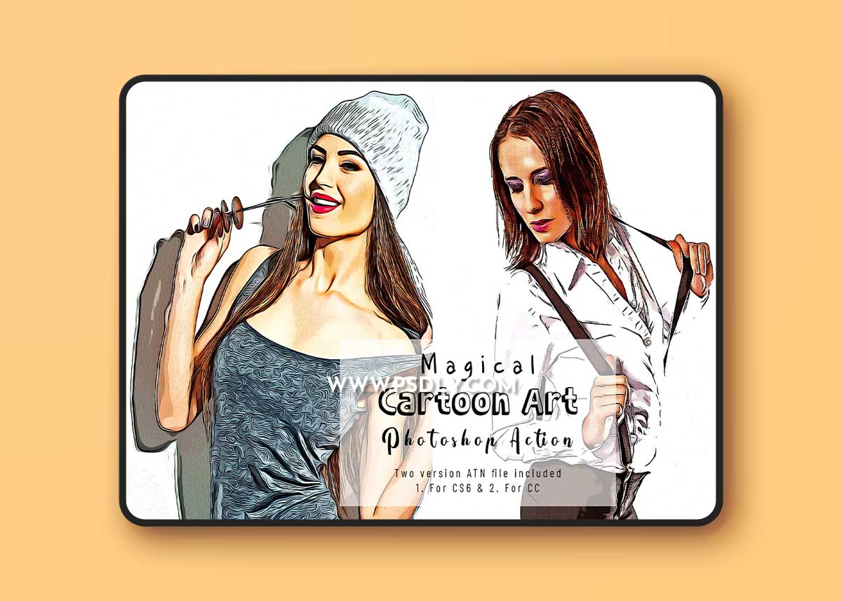 CreativeMarket - Magical Cartoon Art Photoshop Action 7206967 1 CreativeMarket - Magical Cartoon Art Photoshop Action 7206967