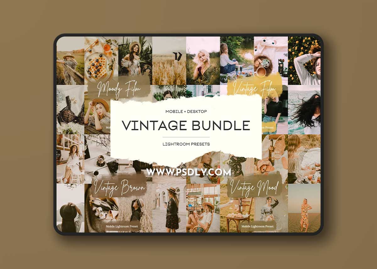 CreativeMarket - Vintage Lightroom Presets Bundle 6789268 1 CreativeMarket - Vintage Lightroom Presets Bundle 6789268