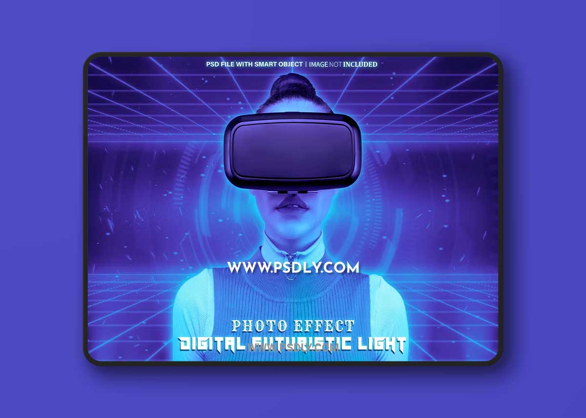 Digital Futuristic Photo Effect 1 Digital Futuristic Photo Effect