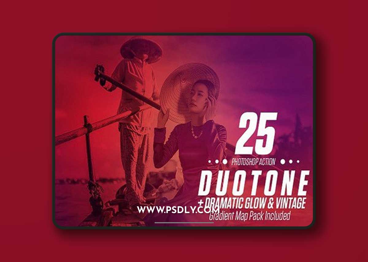 Duotone PS Action & Gradient Map 1 Duotone PS Action & Gradient Map