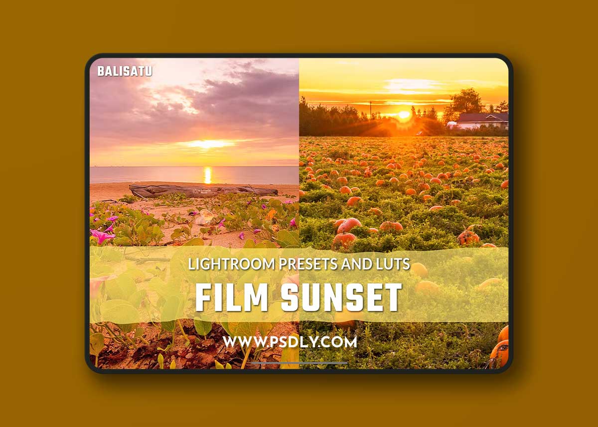Film Sunset LUTs and Lightroom Presets 4LQCMSB 1 Film Sunset LUTs and Lightroom Presets 4LQCMSB