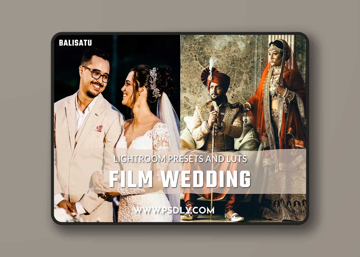 Film Wedding LUTs and Lightroom Presets 1 Film Wedding LUTs and Lightroom Presets