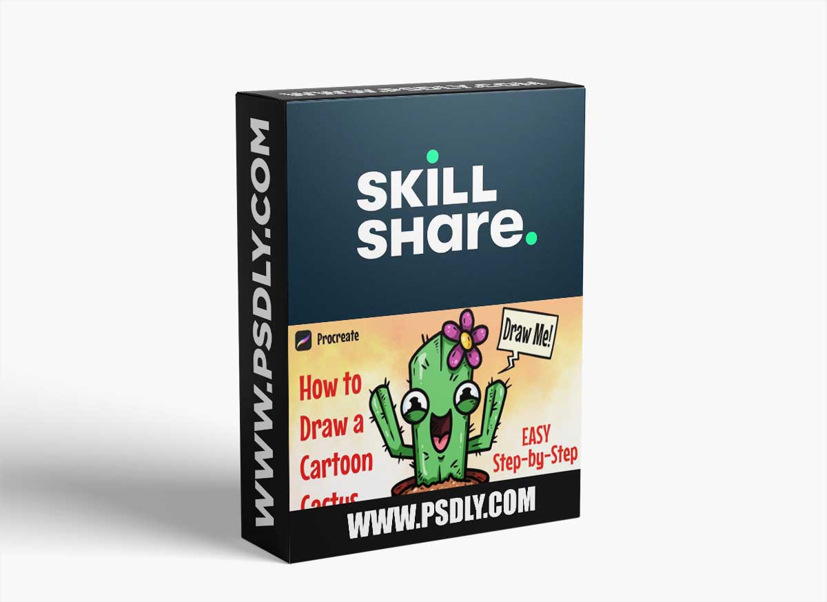 How To Create a Cartoon Cactus in Procreate/ Easy Step-By-Step 1 How To Create a Cartoon Cactus in Procreate/ Easy Step-By-Step