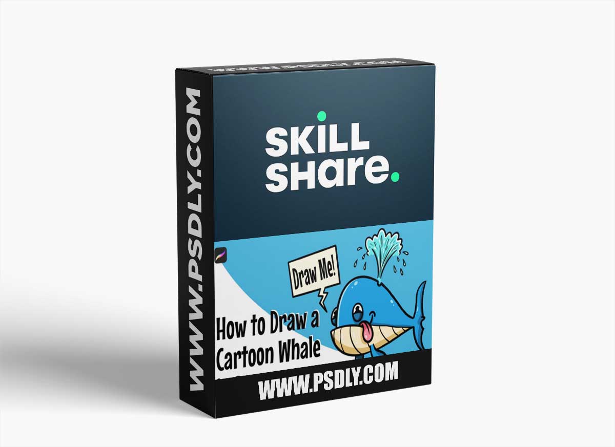 How to Draw a Cartoon Whale in Procreate / Easy Step-by-Step 1 How to Draw a Cartoon Whale in Procreate / Easy Step-by-Step