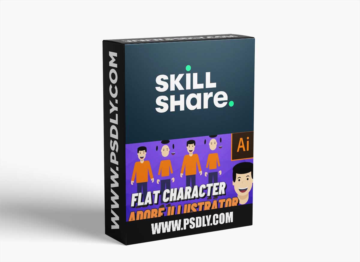 How to Make a Flat Character on Adobe Illustrator 1 How to Make a Flat Character on Adobe Illustrator